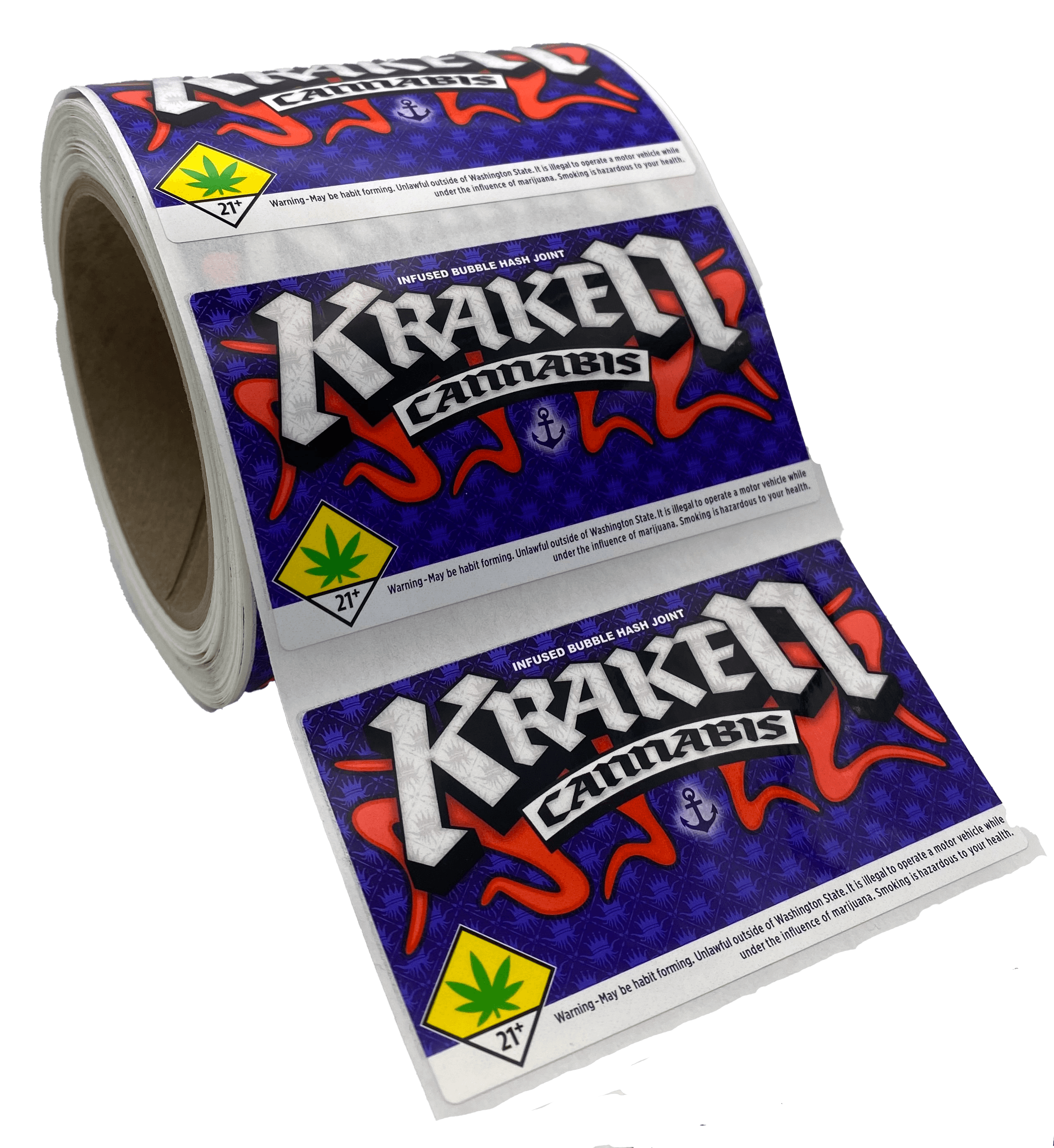 Roll of Cannabis Labels