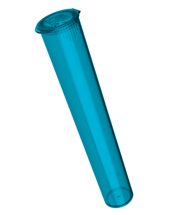 a blue joint tube with a cap