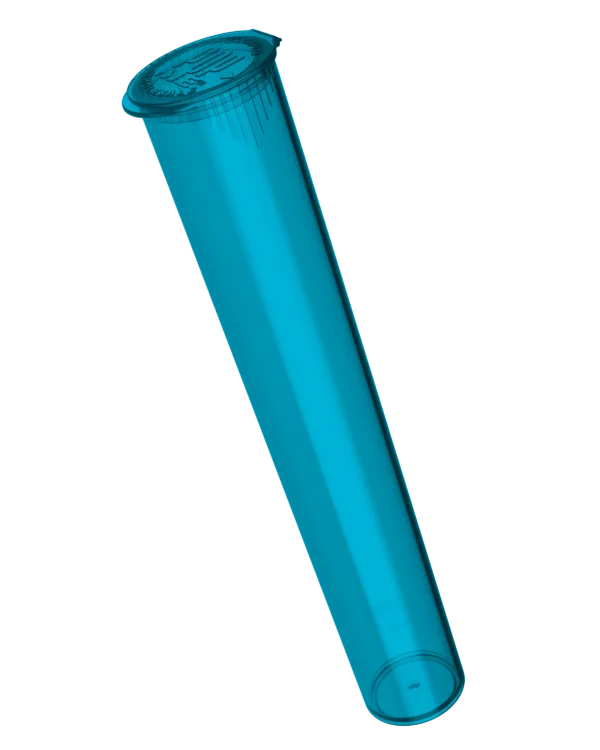 a blue joint tube with a cap