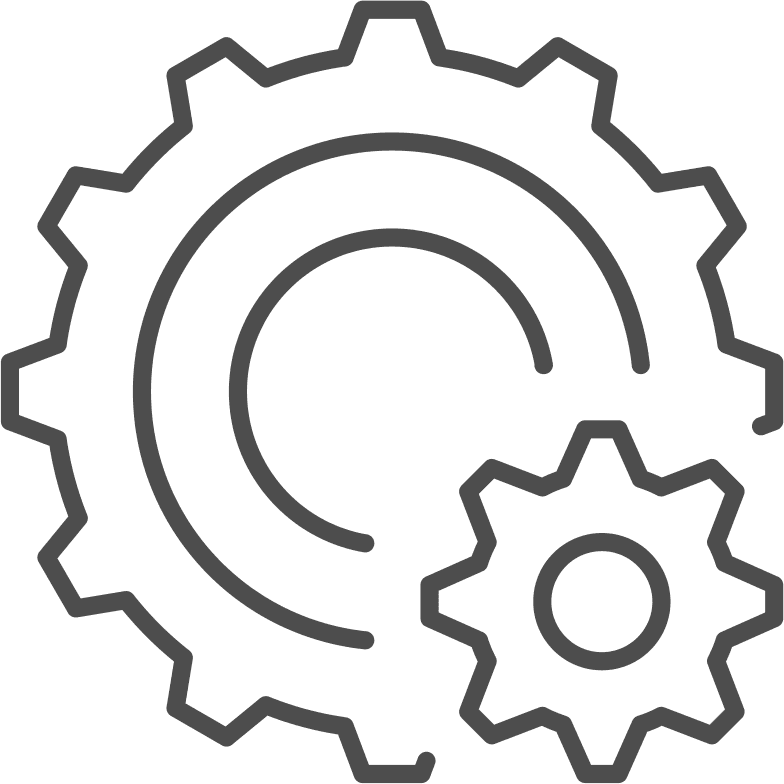 a black and white logo