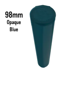 opaque blue joint tube