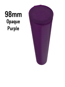 opaque purple joint tube