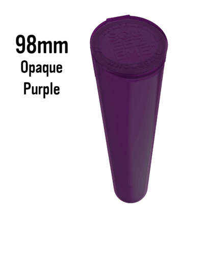 opaque purple joint tube