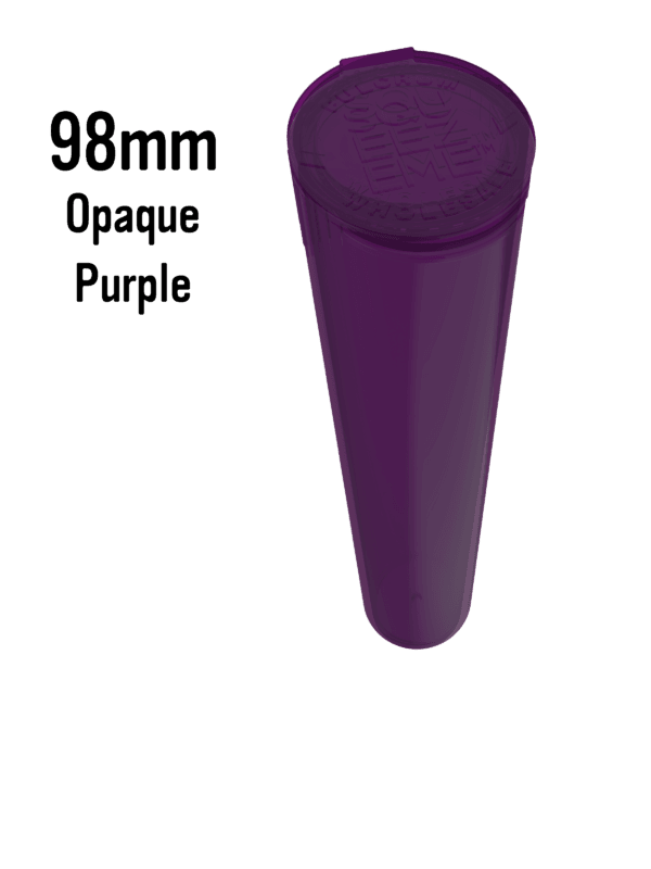 opaque purple joint tube