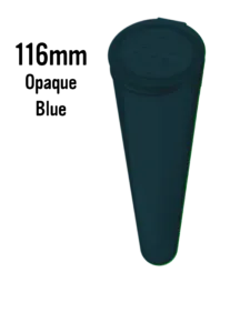 opaque blue joint tube