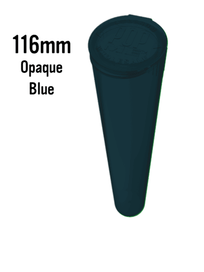 opaque blue joint tube