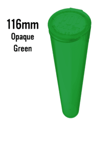 opaque green joint tube