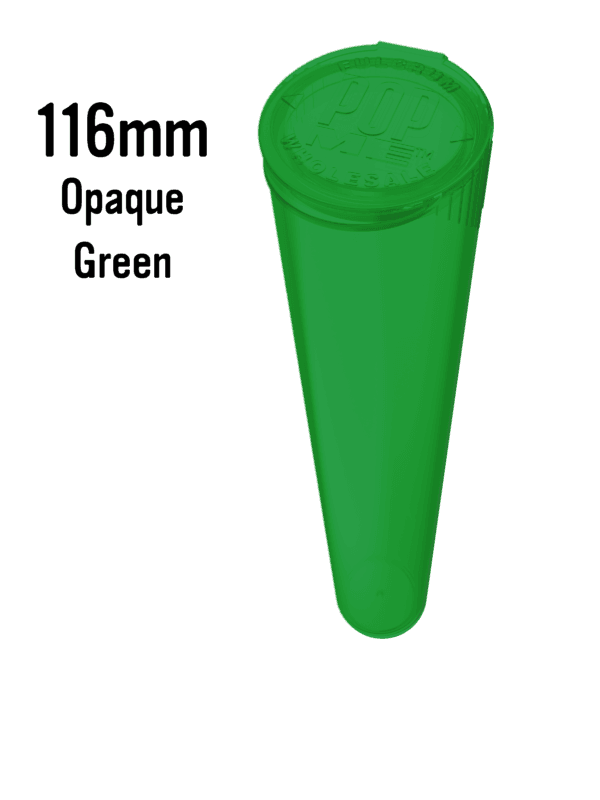 opaque green joint tube