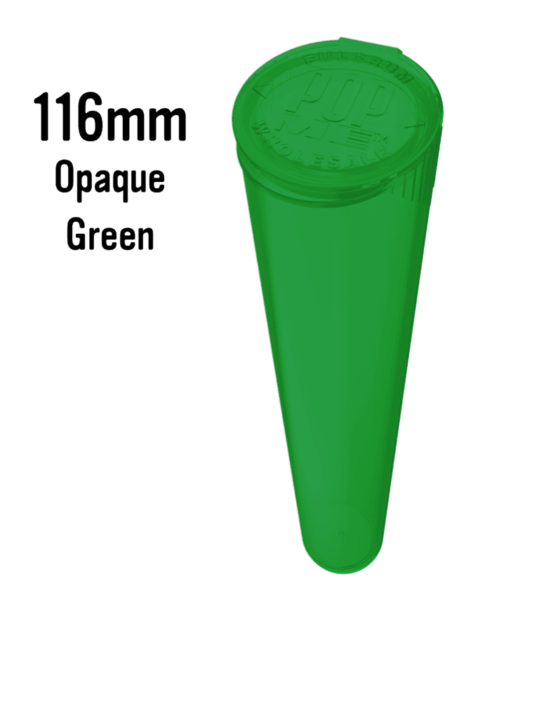 opaque green joint tube