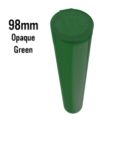 opaque green joint tube