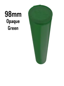 opaque green joint tube