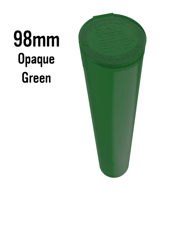 opaque green joint tube