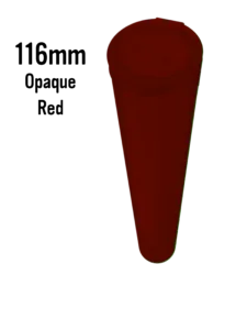 opaque red joint tube