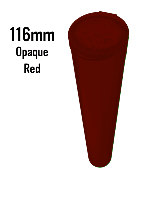 opaque red joint tube