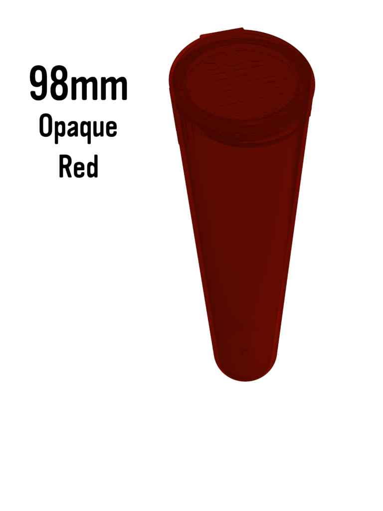 opaque red joint tube