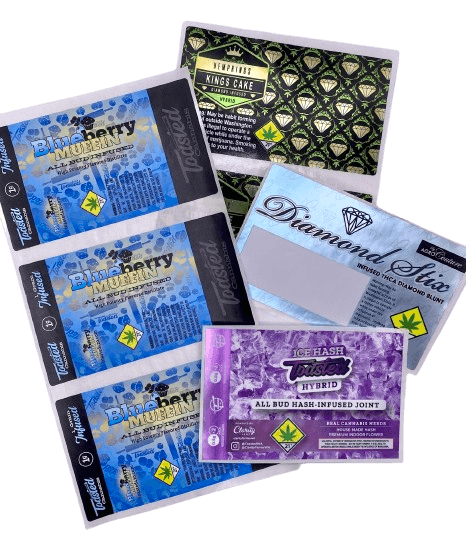 Assortment of high quality labels